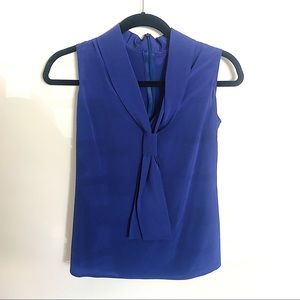 Silk sailor knot top